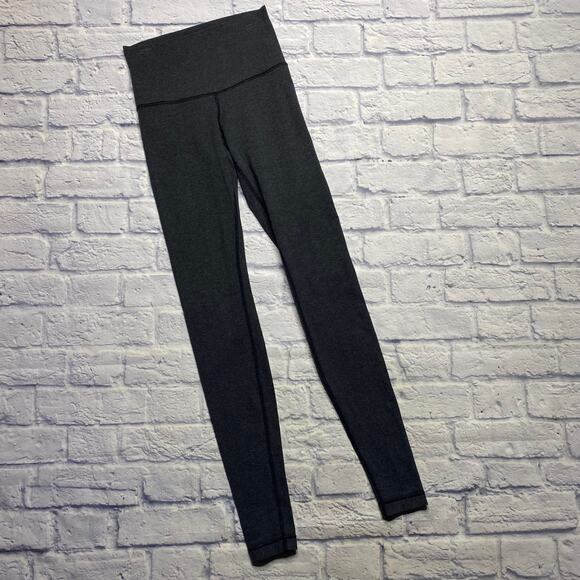 Lululemon Pants - Lululemon Wunder Under High Rise Leggings in Heathered Grey
